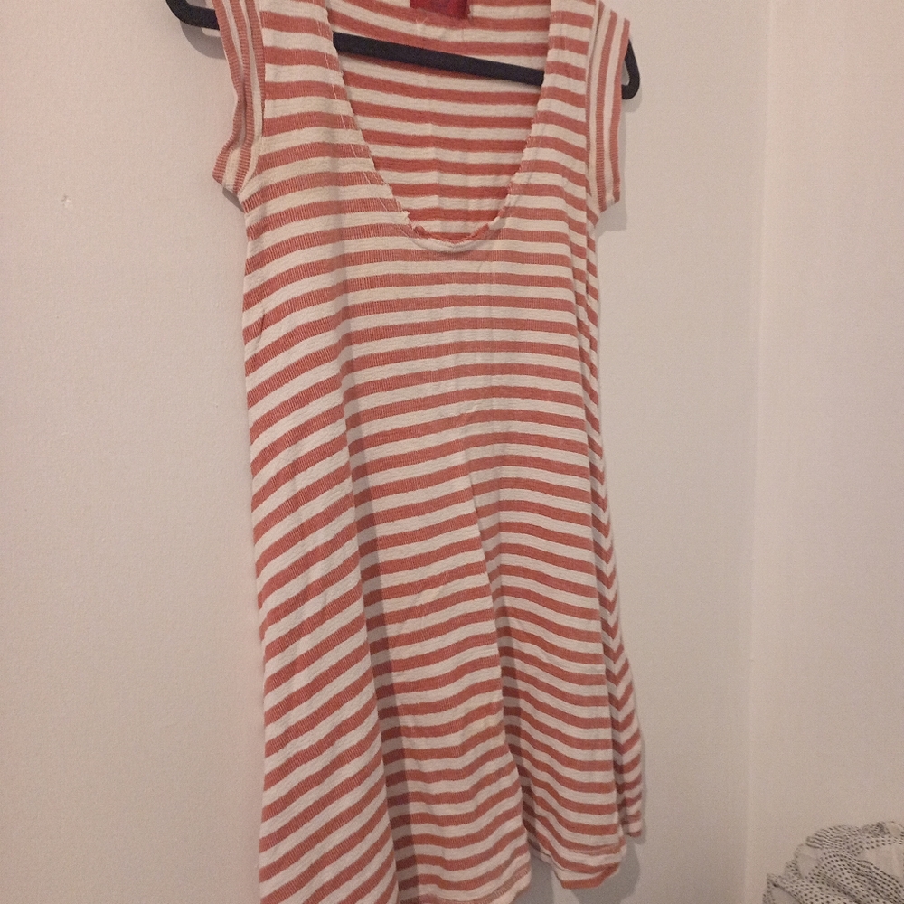 Tigerlily Biotite Mini Dress in Red White nautical stripe Size 6 - Picture 8 of 13